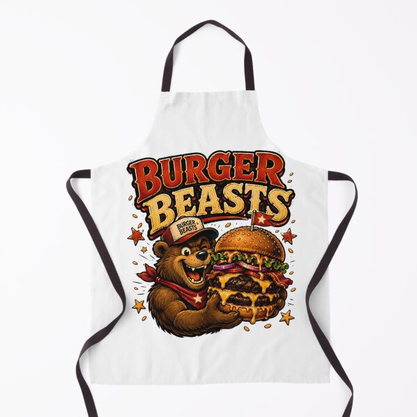 Item preview, Burger Beasts Vintage Mascot designed and sold by Drofted.
