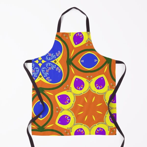 Item preview, Vibrant Orange and Yellow Faith Mandala Pattern designed and sold by Tinsleybluebell.