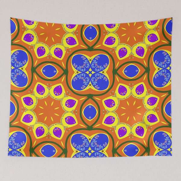 Item preview, Vibrant Orange and Yellow Faith Mandala Pattern designed and sold by Tinsleybluebell.