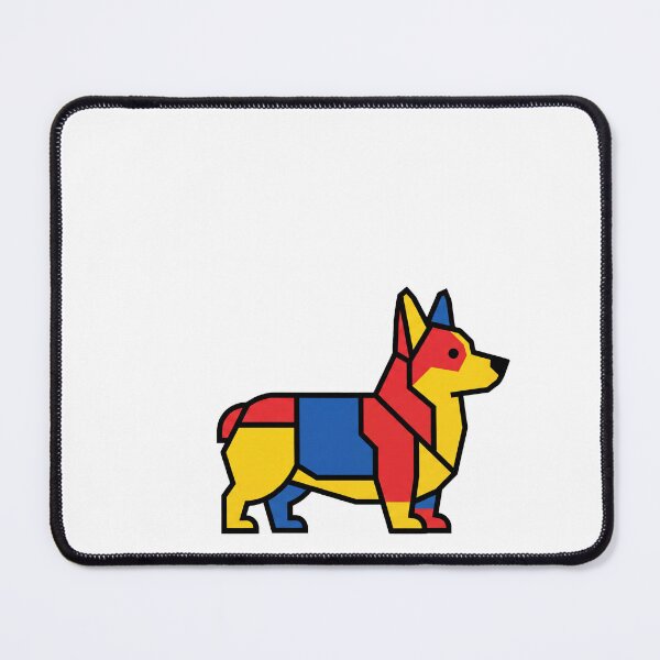 Item preview, Bauhaus Corgi Mascot designed and sold by Modern Mascot Archive.