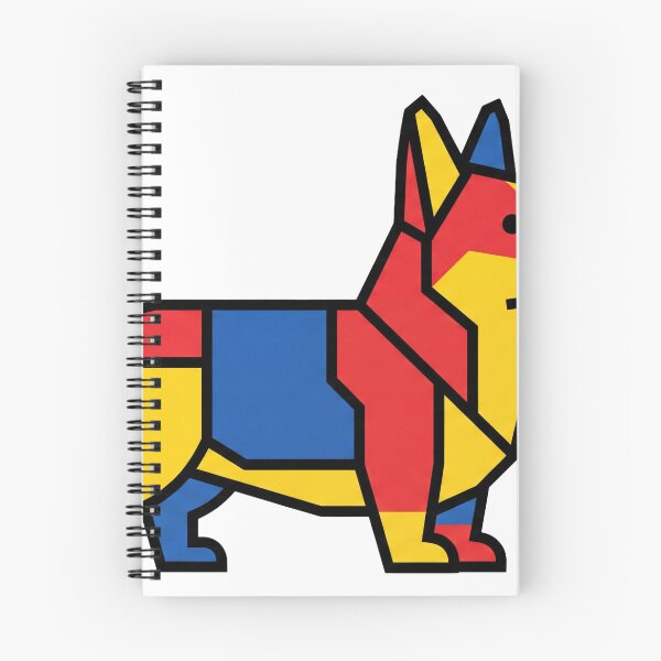 Item preview, Bauhaus Corgi Mascot designed and sold by Modern Mascot Archive.