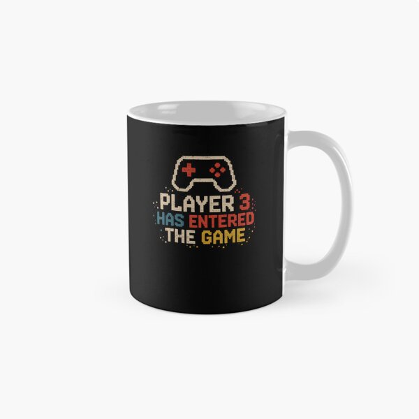 Item preview, Player 3 Has Entered The Game Gamer Parents New Baby Pregnancy Announcement designed and sold by RetroMini2026.