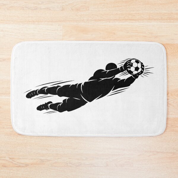 Item preview, Flying Soccer Goalkeeper Silhouette | Epic Goalkeeper Save T-Shirt Design | Football Goalie Wall Art | Soccer Keeper Graphic | Sports Fan Gift | Goalkeeper Illustration designed and sold by thesmilngnature.