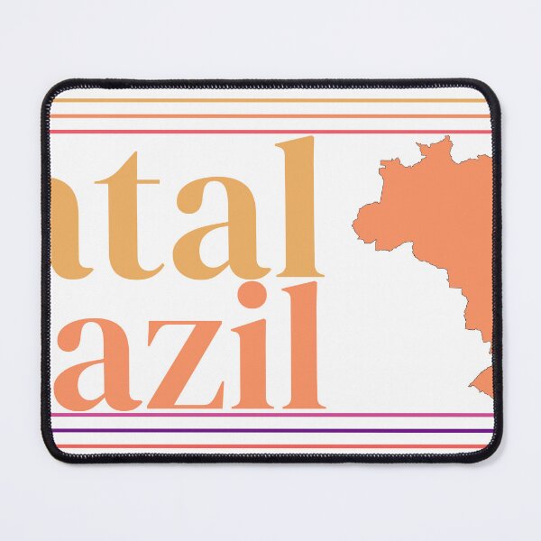 Item preview, Natal Brazil City Marked On Country Map designed and sold by TheIconSmith.