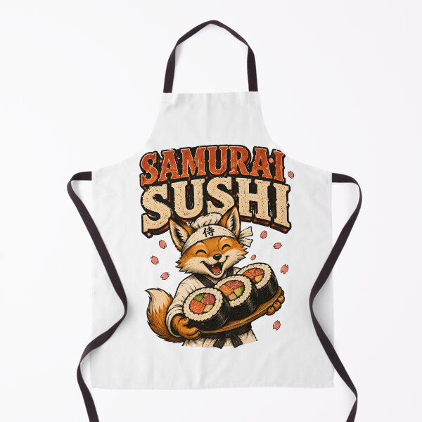 Item preview, Samurai Sushi Vintage Mascot designed and sold by Drofted.