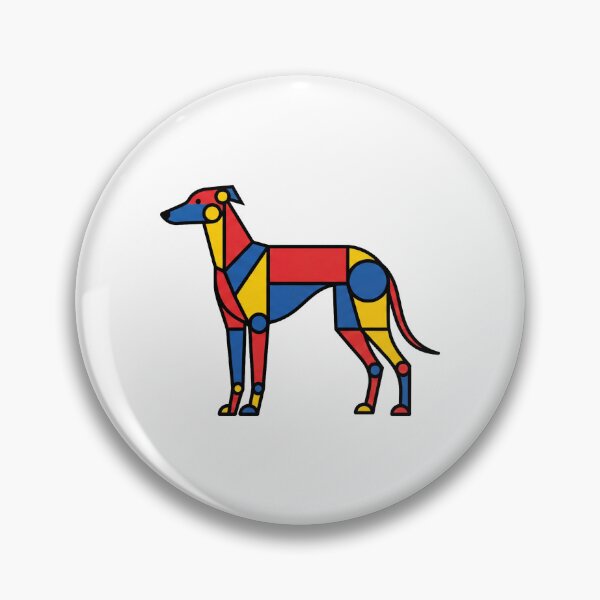 Item preview, Bauhaus Greyhound Mascot designed and sold by Modern Mascot Archive.