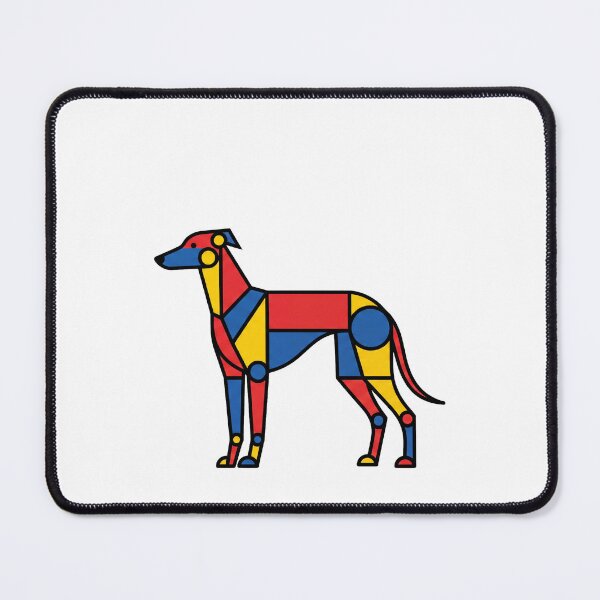 Item preview, Bauhaus Greyhound Mascot designed and sold by Modern Mascot Archive.