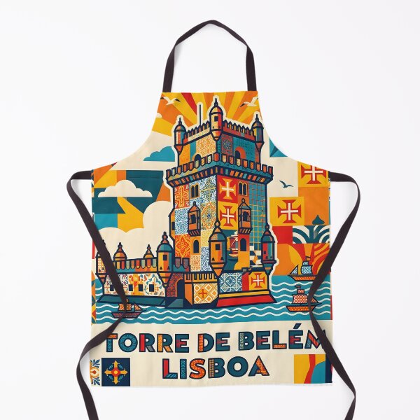 Item preview, Lisbon Belem Tower Geometric Portugal Tile Art designed and sold by Paulo Costa Dias.