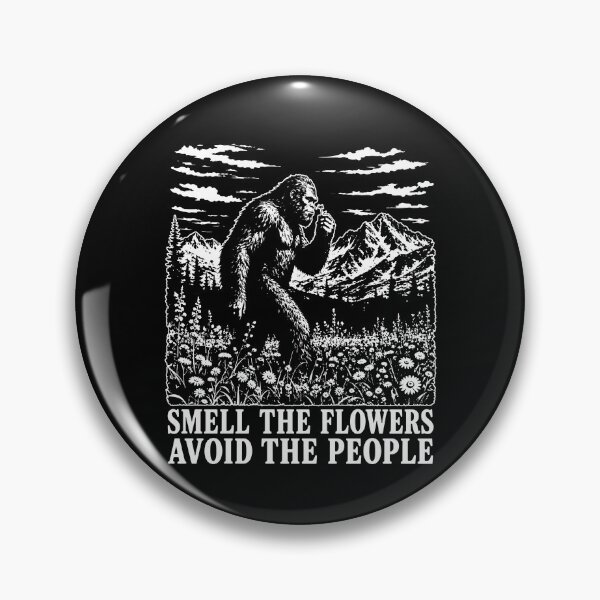 Item preview, Smell The Flowers Avoid The People designed and sold by ladycerebellum.