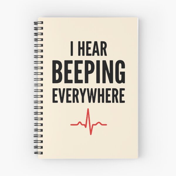 Item preview, I Hear Beeping Everywhere Funny Nurse ICU Gift Design designed and sold by Dantin.