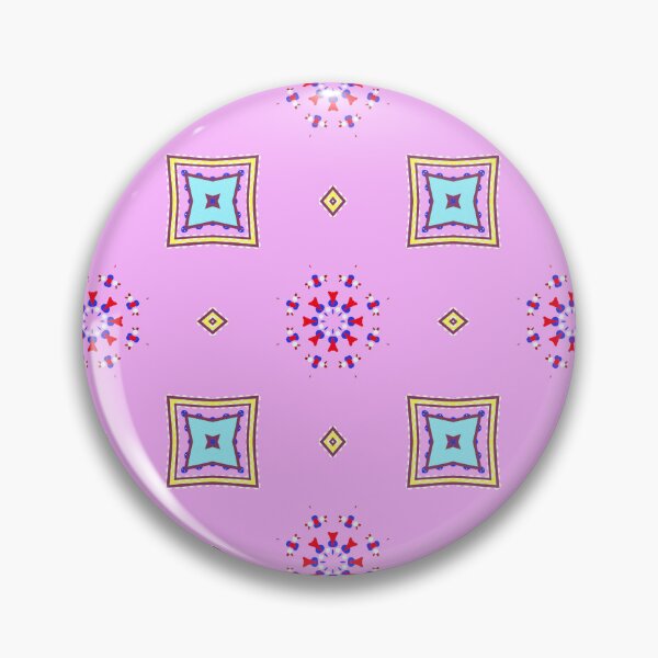 Item preview, Vibrant Pink, Red and Blue Mandala Pattern designed and sold by Tinsleybluebell.