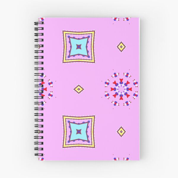 Item preview, Vibrant Pink, Red and Blue Mandala Pattern designed and sold by Tinsleybluebell.