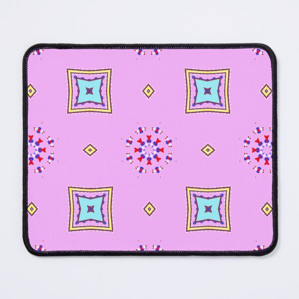 Item preview, Vibrant Pink, Red and Blue Mandala Pattern designed and sold by Tinsleybluebell.
