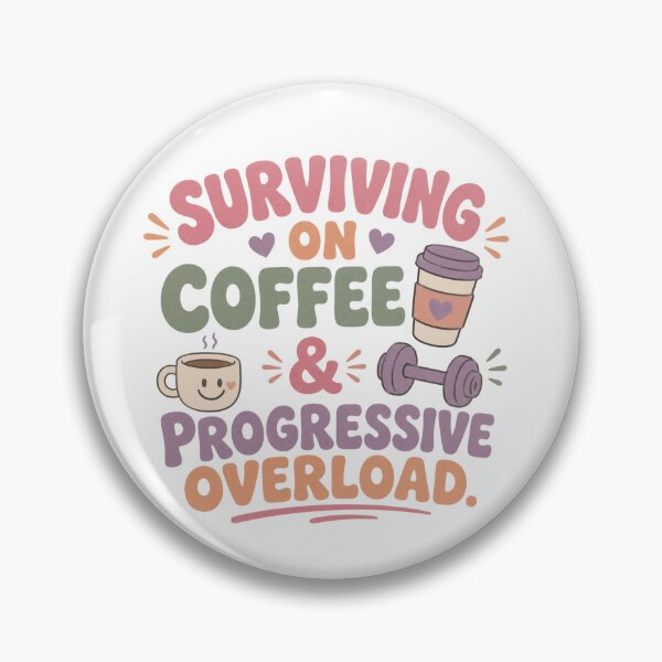 Item preview, Coffee & progressive overload designed and sold by NinaBabyWorkout.