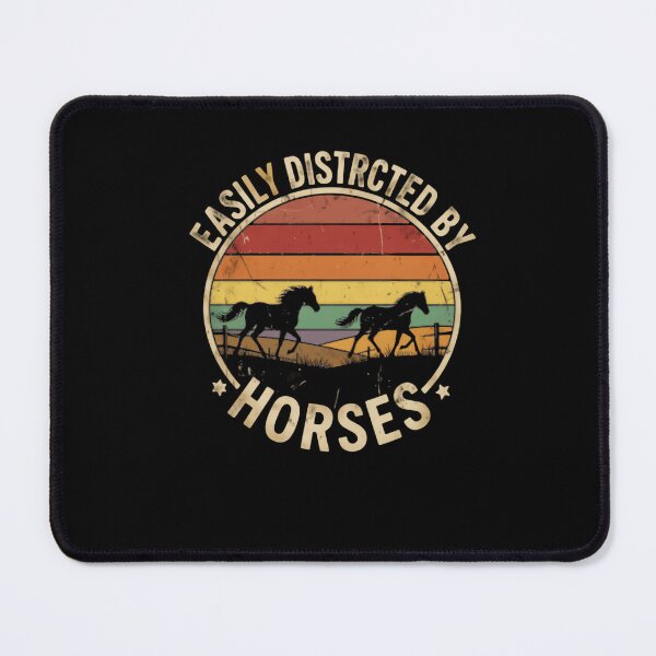 Item preview, Easily Distrcted By Horses Equestrian Horseback Riding designed and sold by JonesFlora2025.