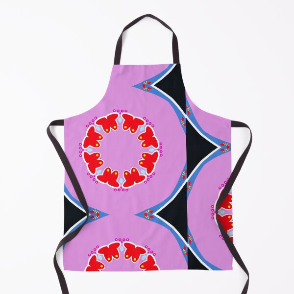 Item preview, Vibrant Pink and Red Heart Mandala Pattern designed and sold by Tinsleybluebell.