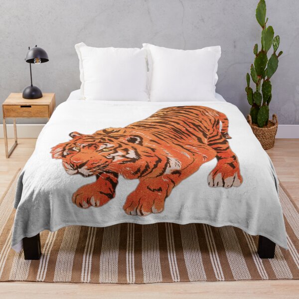 Item preview, Realistic Orange Bengal Tiger Illustration designed and sold by DailyDoodlesBySumbul.