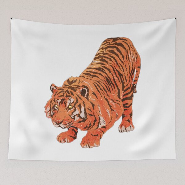 Item preview, Realistic Orange Bengal Tiger Illustration designed and sold by DailyDoodlesBySumbul.