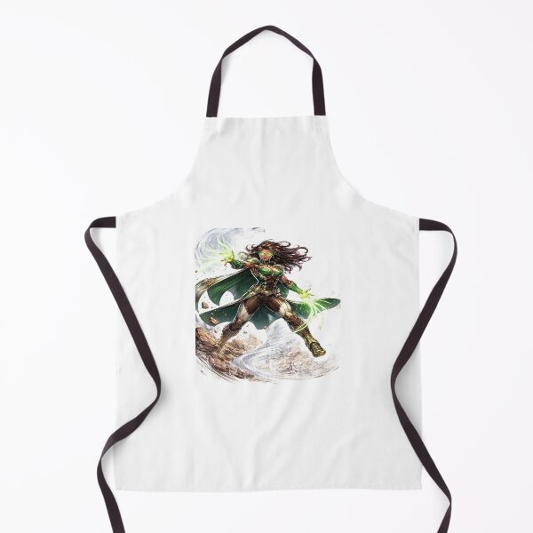 Item preview, Stormbringer – Elemental Energy Superheroine Illustration designed and sold by Artisan Finds Online.