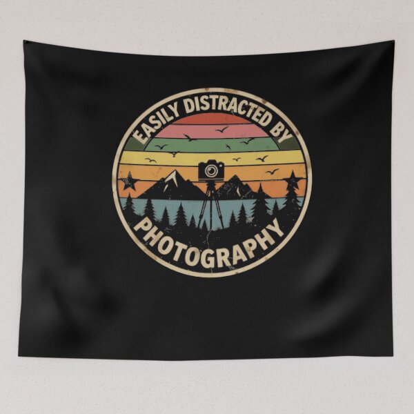 Item preview, Easily Distracted By Photography Photographer Hobbyist designed and sold by JonesFlora2025.