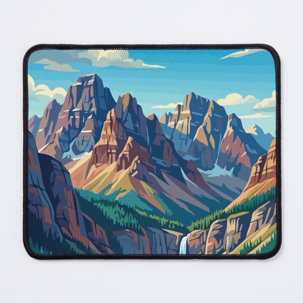 Item preview, Kootenay National Park Canada Travel Vintage designed and sold by RareDeerArt.