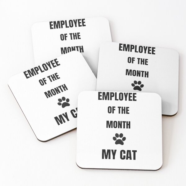 Item preview, Employee of the Month Cat Humor | Funny Cat Office Meme Design designed and sold by Savage Cat Quotes.
