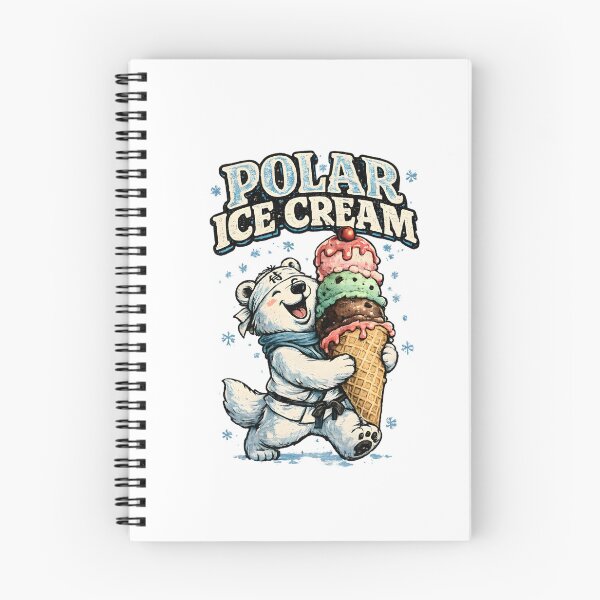 Item preview, Polar Ice Cream Vintage Mascot designed and sold by Drofted.