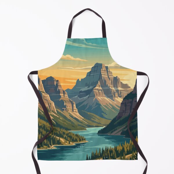 Item preview, Waterton Lakes National Park Canada Travel Vintage designed and sold by RareDeerArt.