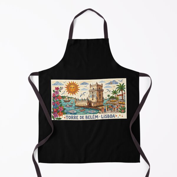 Item preview, Lisbon Belem Tower Vintage Folk Art Illustration designed and sold by Paulo Costa Dias.