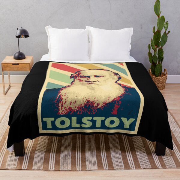Item preview, Leo Tolstoy Portrait | Russian Author Pop Art Design designed and sold by marke770.