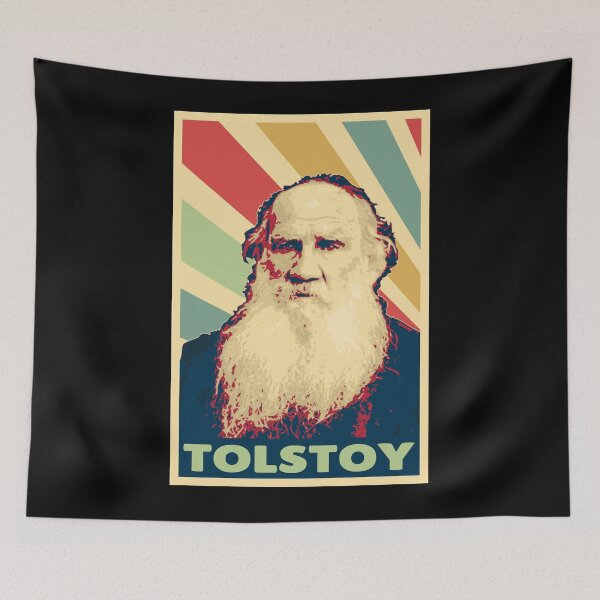 Item preview, Leo Tolstoy Portrait | Russian Author Pop Art Design designed and sold by marke770.