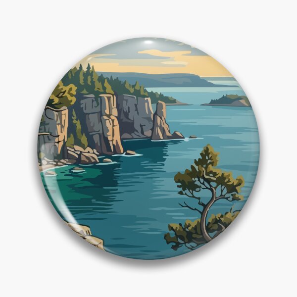 Item preview, Bruce Peninsula National Park Canada Travel Vintage designed and sold by RareDeerArt.