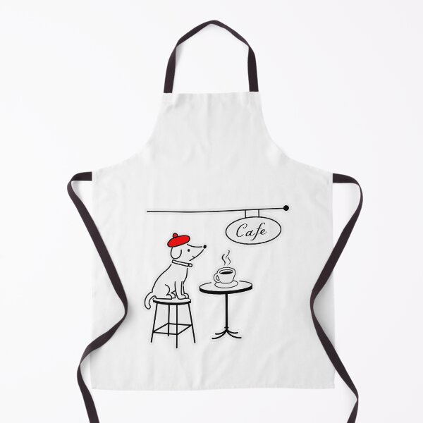 Item preview, Cozy French Cafe Puppy designed and sold by pinkystickstore.