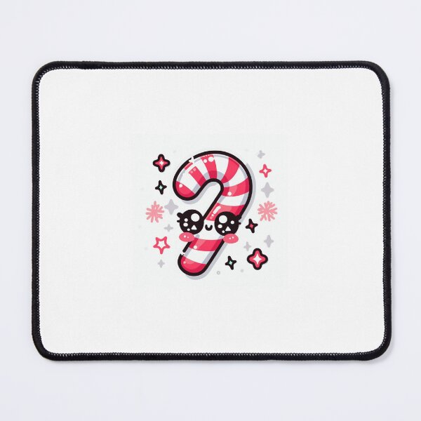 Item preview, Kawaii Christmas Candy Cane Sticker designed and sold by PastelPawsArt.