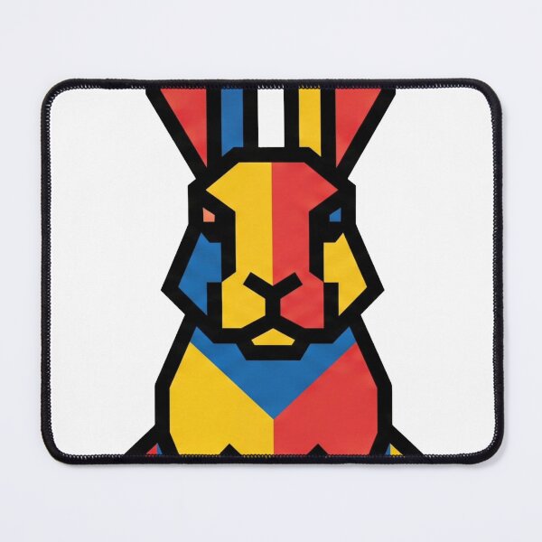 Item preview, Bauhaus Rabbit Mascot designed and sold by Modern Mascot Archive.
