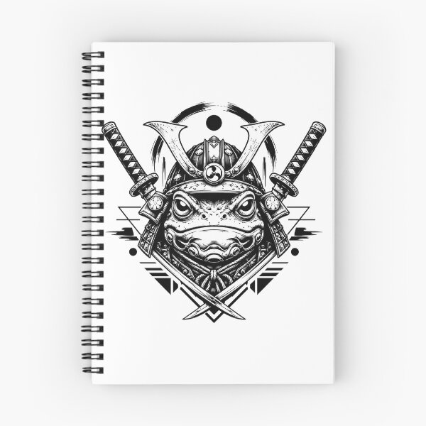 Item preview, Samurai Frog Warrior Japanese Ink Style designed and sold by the-dovlat.