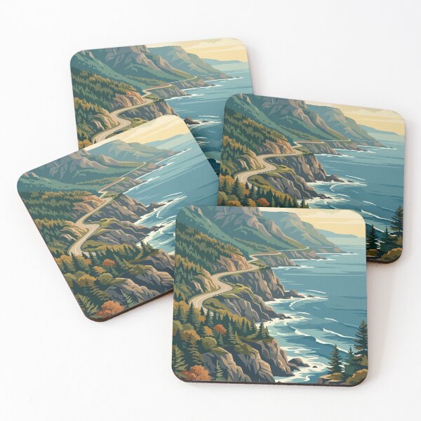 Item preview, Cape Breton Highlands National Park Canada Travel Vintage designed and sold by RareDeerArt.