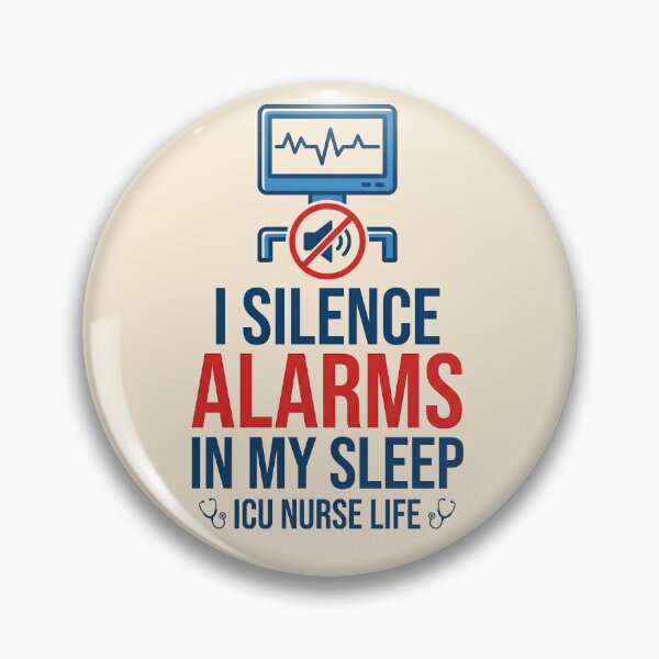 Item preview, I Silence Alarms In My Sleep Funny Nurse Gift Design designed and sold by Dantin.