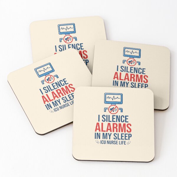 Item preview, I Silence Alarms In My Sleep Funny Nurse Gift Design designed and sold by Dantin.