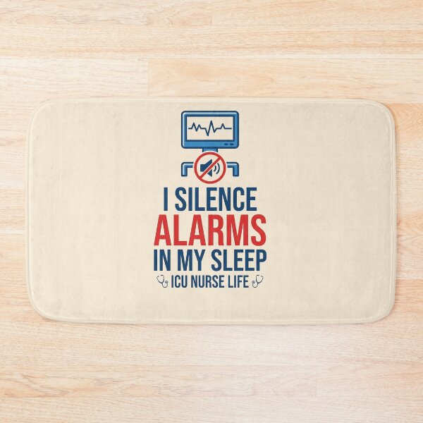 Item preview, I Silence Alarms In My Sleep Funny Nurse Gift Design designed and sold by Dantin.