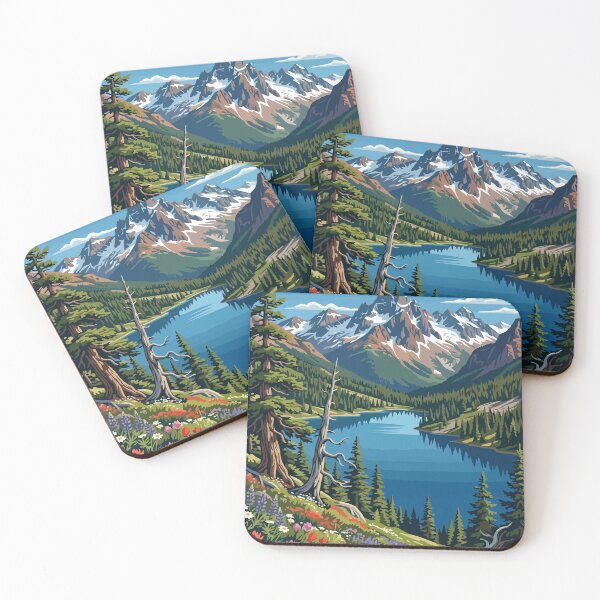 Item preview, Mount Revelstoke National Park Canada Travel Vintage designed and sold by RareDeerArt.