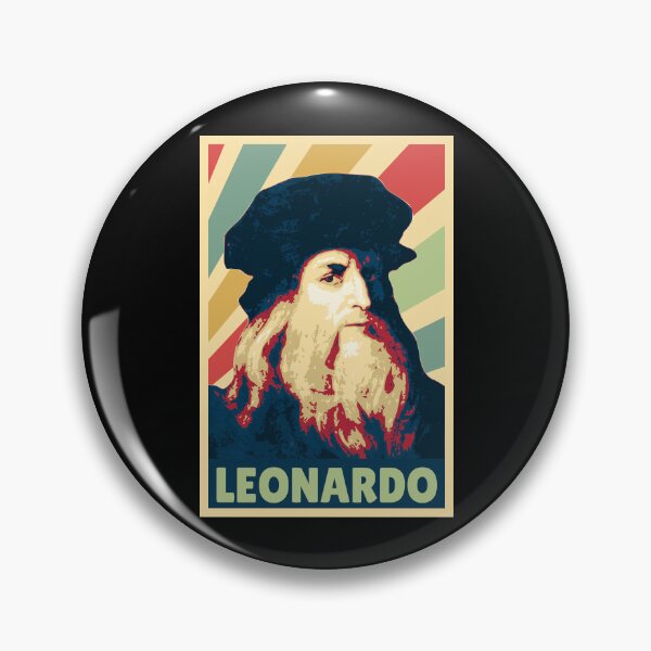 Item preview, Leonardo da Vinci Iconic Pop Art Portrait designed and sold by marke770.