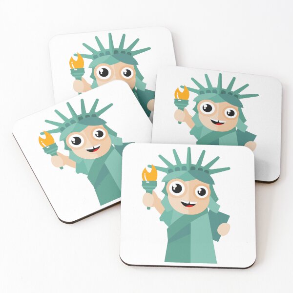 Item preview, Cute Kawaii Statue of Liberty Cartoon designed and sold by chaaval.