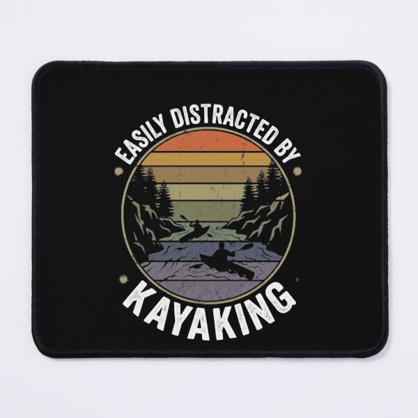 Item preview, Easily Distracted By Kayaking Kayaker Water Sport Hobby designed and sold by JonesFlora2025.