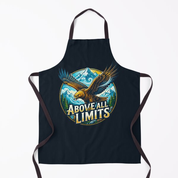 Item preview, Above All Limits Golden Eagle Vintage Mountain Wilderness Retro Badge designed and sold by MT-Hub | Art for Every Soul.