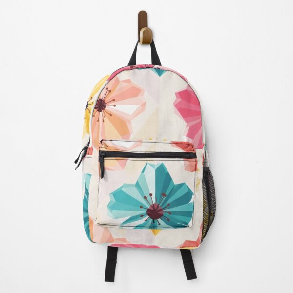 Item preview, Colorful Retro Floral Geometric Pattern designed and sold by IntelliMindDesigns.