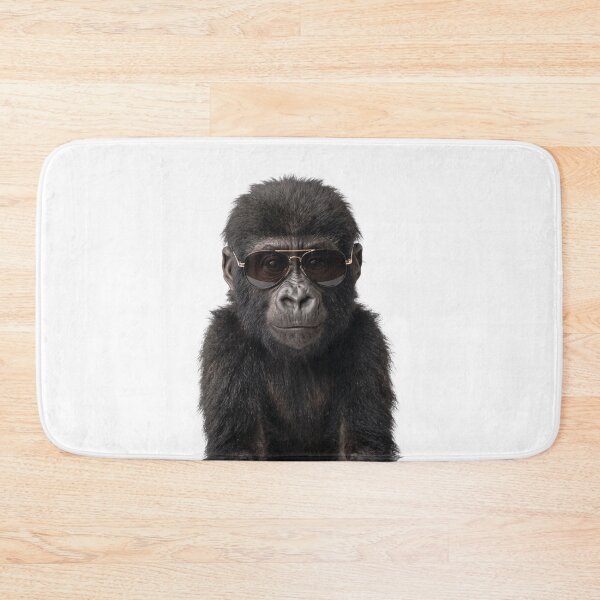 Item preview, Cute Baby Gorilla Wearing Sunglasses Funny designed and sold by RareLavender.
