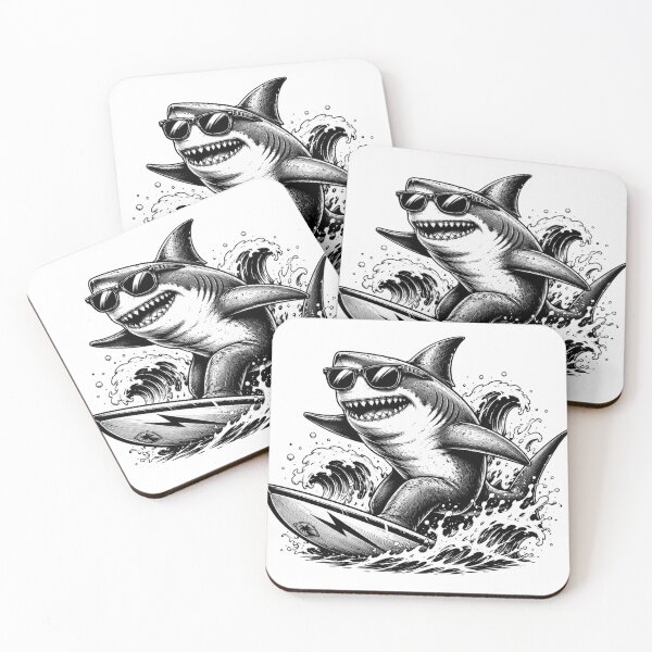 Item preview, Ride the Waves in Style Shark Surf Legend designed and sold by the-dovlat.