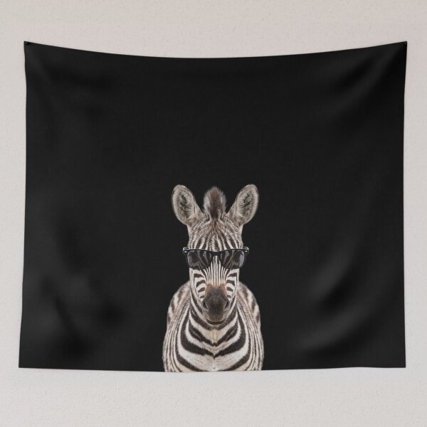 Item preview, Cute Baby Zebra Wearing Sunglasses Funny designed and sold by RareLavender.