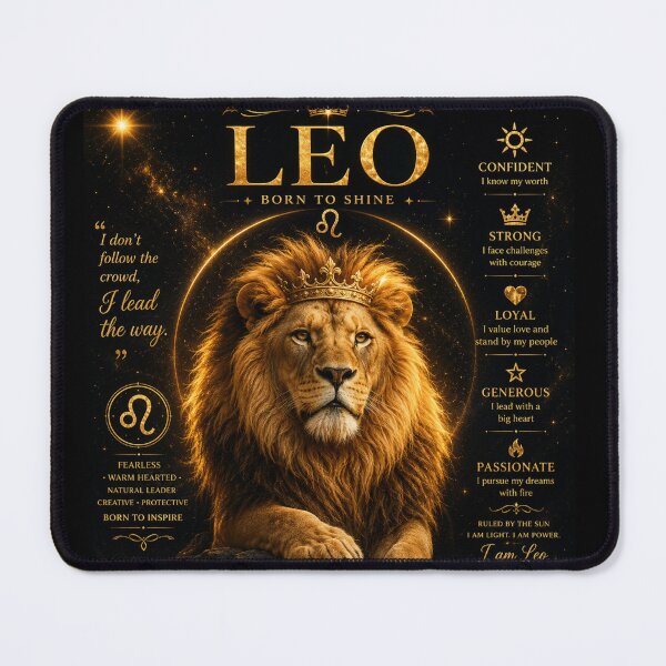 Item preview, Leo Born to Shine Zodiac Art designed and sold by Sneh024.